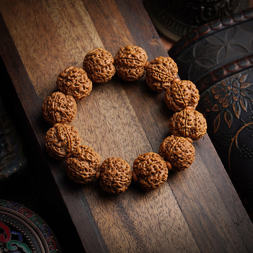 尼泊尔大金刚菩提子精品文玩手串