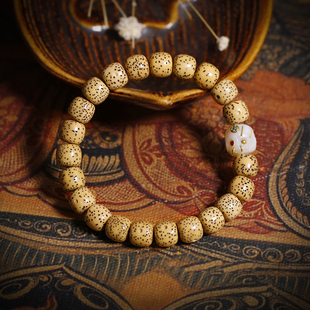 陈籽星月菩提子手串男天然原籽文玩配饰盘玩宝珠民族风阿呆手链女