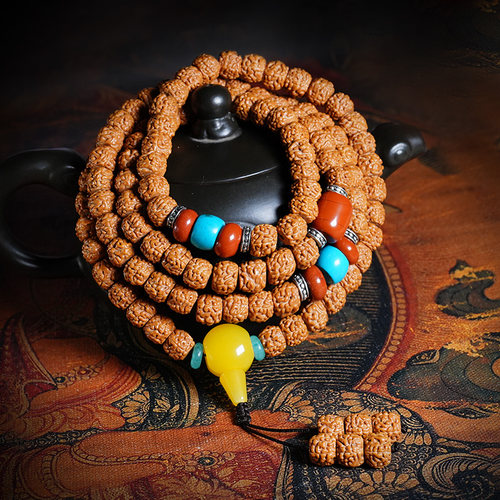 福果地文玩小金刚菩提项链108颗