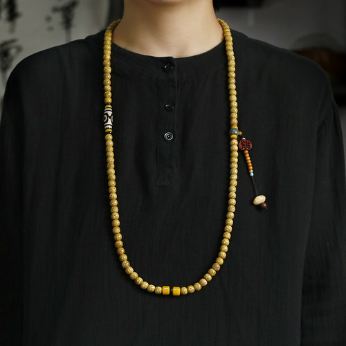 现代星月菩提子108手串佛珠项链