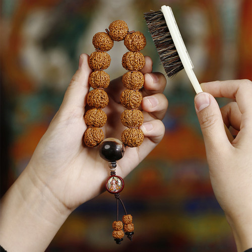 金刚菩提子精品五瓣佛珠单圈手串