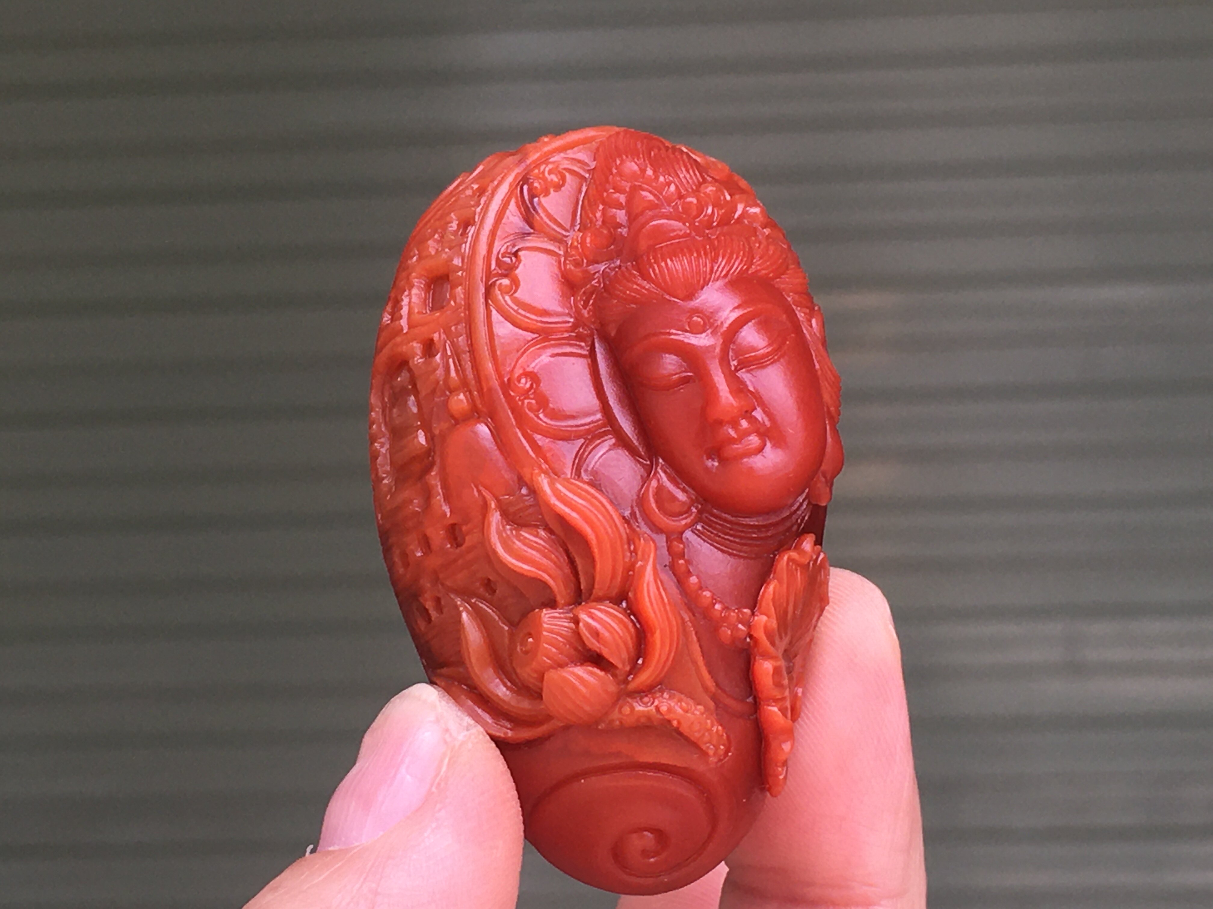 南满色满肉柿子红雕工精湛苏工速