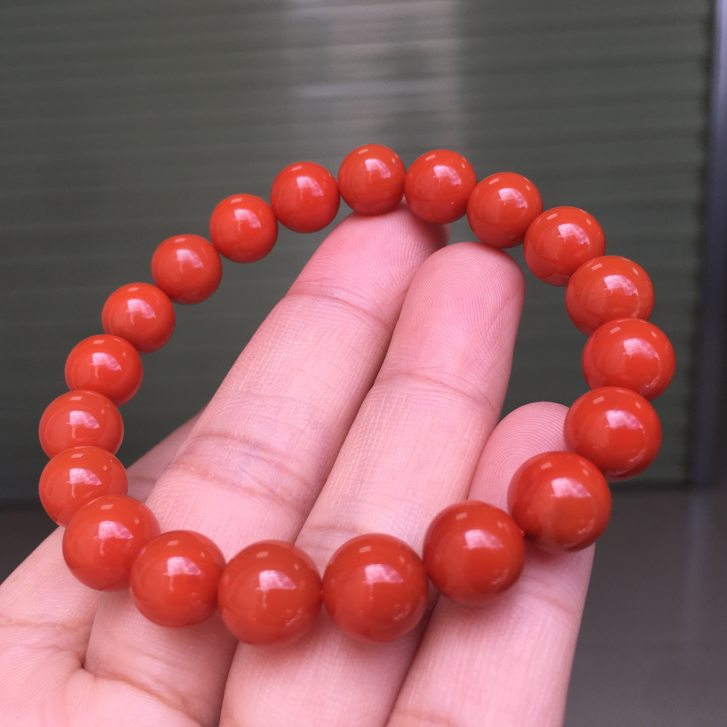 南红玛瑙原矿无胶无裂无烤色凉山九口料柿子红手串南红吊坠