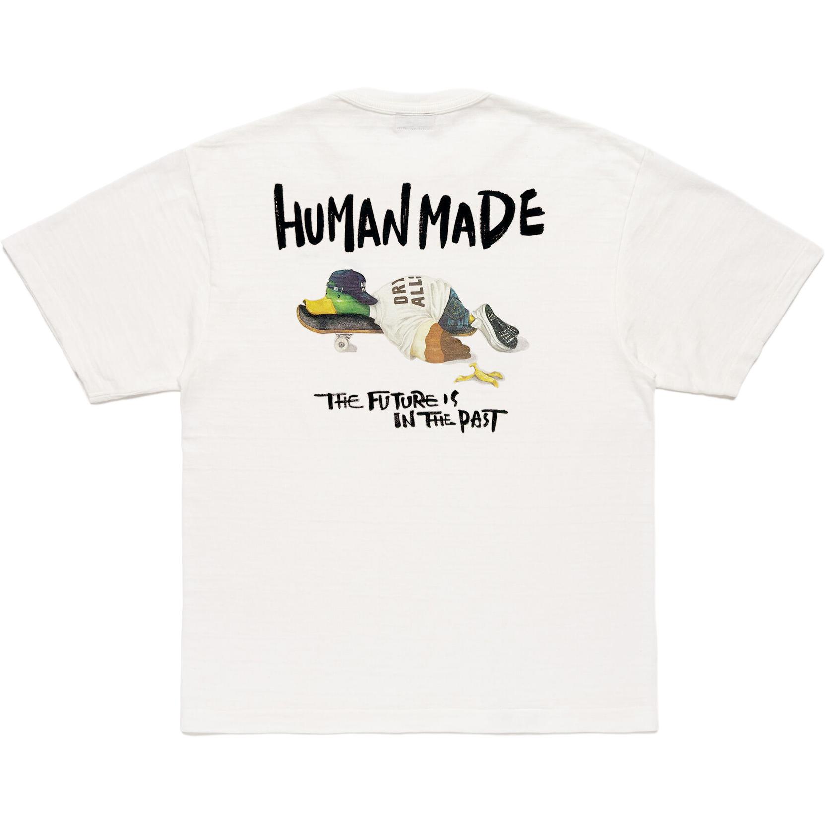 HUMAN MADE SS26 时尚百搭背部鸭子图案设计圆领短袖T恤 男女同款