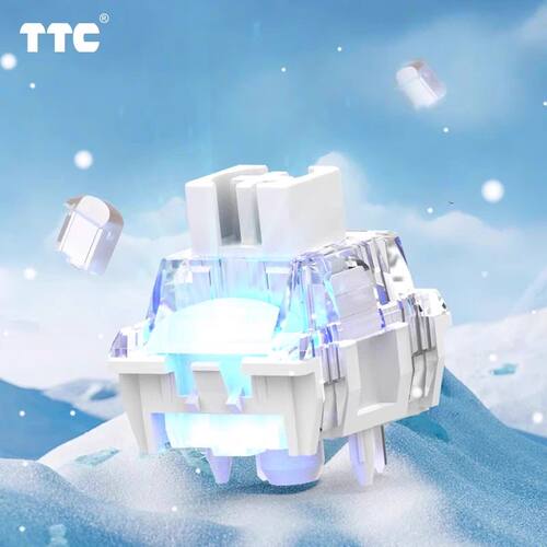 TTC烈焰雪轴V2 线性42gf 聚光镜HIFI 游戏电竞客制化机械键盘轴体