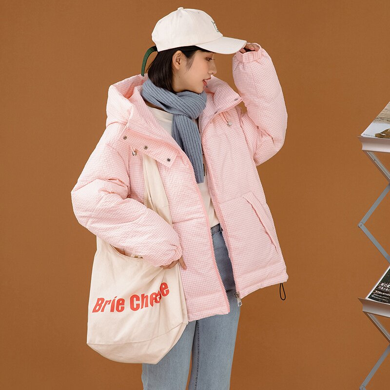 冬季加厚棉衣女运动服常款连帽保暖宽松休闲卫衣外套时尚靓丽冬装|msdalam kategori sukan/pakaian kasual, kot sukan - dari Buy2taobao.com untuk memberikan perkhidmatan ejen Taobao profesional membeli
