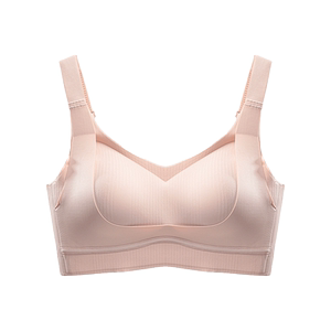 爱戴无痕美背内衣女秋季薄款全罩杯收副乳防下垂无钢圈简约文胸罩