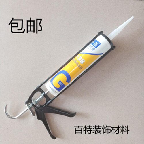 厨房门窗缝隙白色透明密封免钉胶