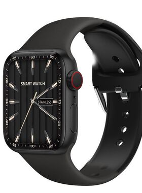跨境新款S9 MAX 智能手表蓝牙通话无线充信息提醒计步smart watch