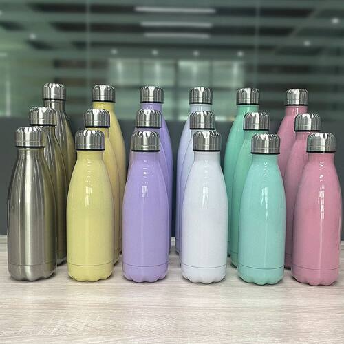 304不锈钢可乐瓶保温杯双层户外大容量运动水壶跨境水瓶批发
