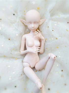 朵精灵娃娃头身改妆换眼关节可拆