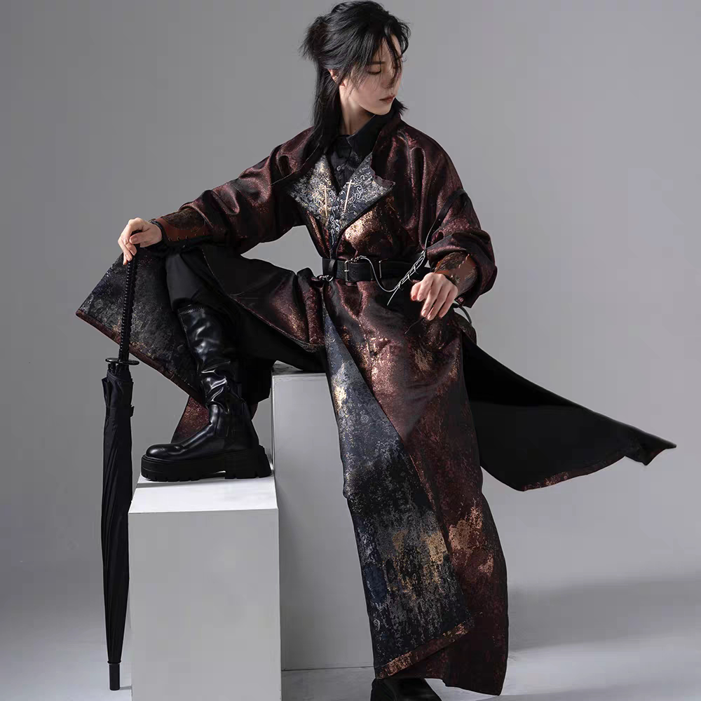 唐圆领袍等云来【火烧烂mian汉服套装