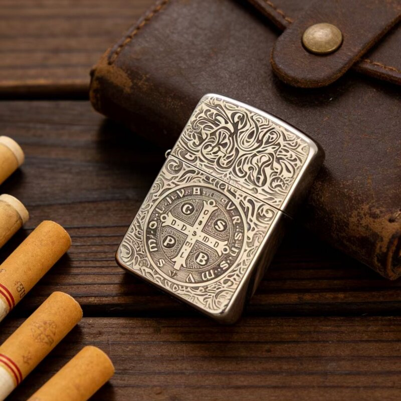 zippo1941镀银打火机外壳图片