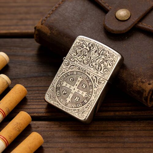 zippo1941镀银打火机外壳