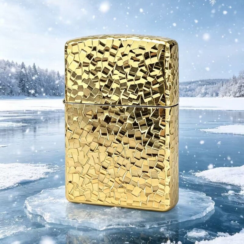 zippo3D浮雕碎碎冰打火机外壳