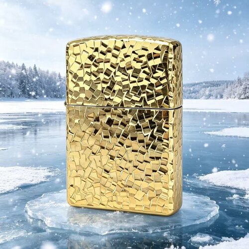 zippo3D浮雕碎碎冰打火机外壳