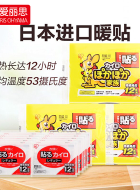 日本暖贴爱丽思暖宝宝暖足贴保暖贴暖手宝爱丽丝发热贴iris暖宫贴