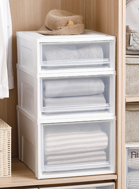 爱丽思收纳箱 家用透明抽屉式衣柜内爱丽丝BC500环保塑料大收纳盒