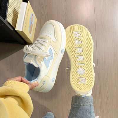 回力女鞋百搭板鞋初中生学生厚底