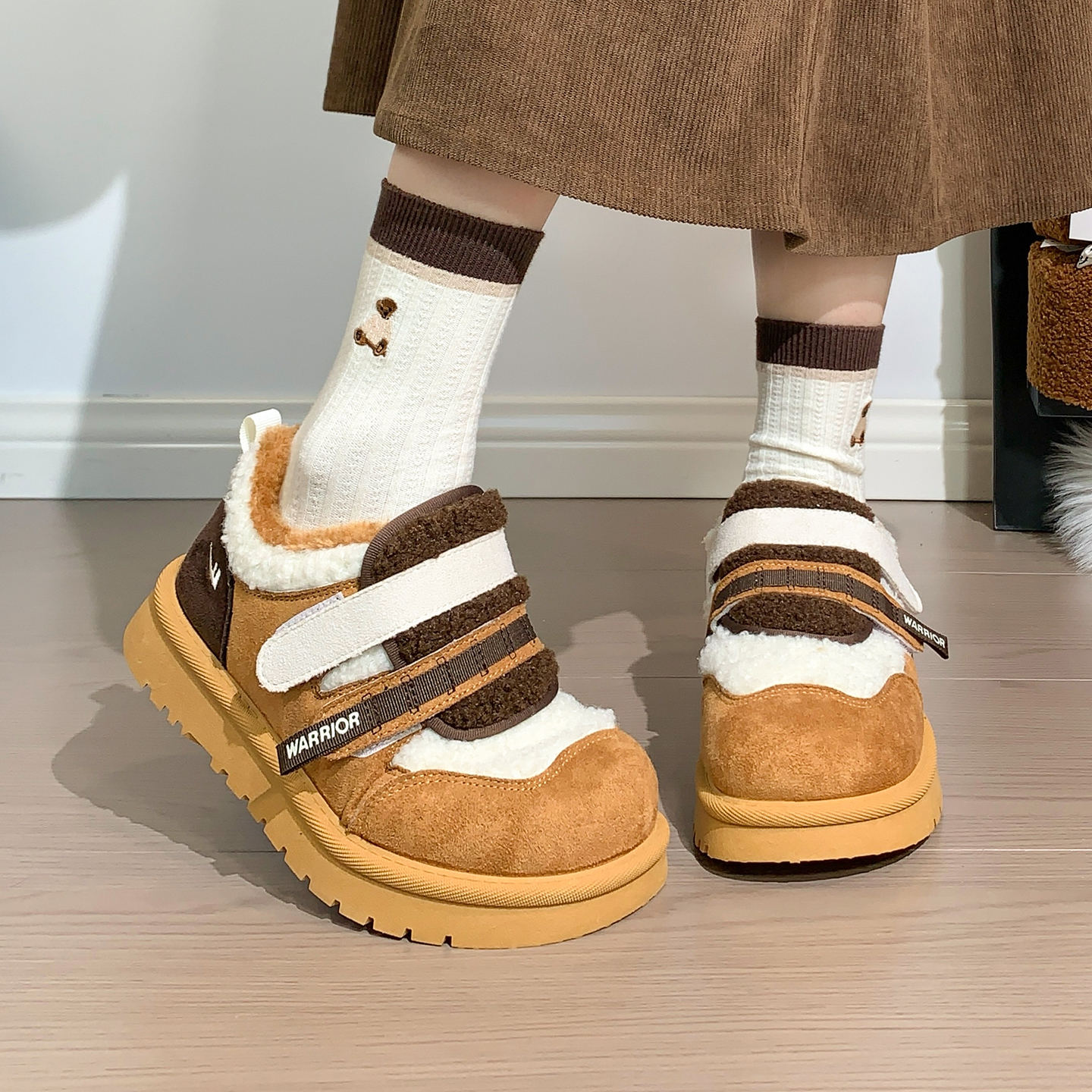 回力东北雪地靴棉鞋女款