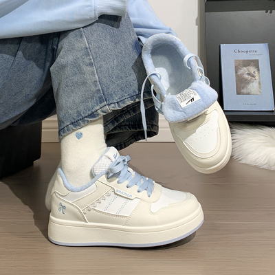 回力棉鞋女鞋加绒保暖板鞋二棉鞋