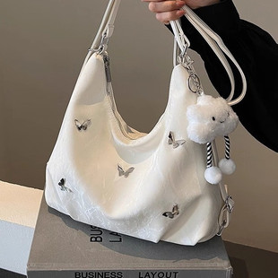 大容量春夏包包女2025新款时尚通勤双肩后背包多用单肩水桶托特包