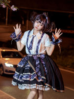 【 In Stock 】 Original lolita Red Moon Performance Costume Set by Leopard Cat, Lolita dress, Performance Idol thumbnail 6