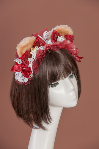 可爱百搭熊耳发箍软妹发带发饰