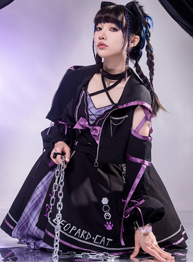 【现货】 豹了个猫原创loita古德猫宁全套FS连衣裙