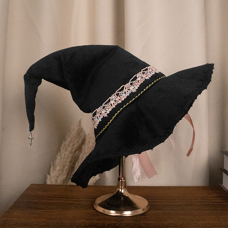 豹了个猫现货万圣节女巫帽子,模玩/动漫/周边/娃圈三坑/桌游,lolita洛丽塔配饰小物/道具,淘宝优惠券,粉丝福利购,淘宝优惠卷