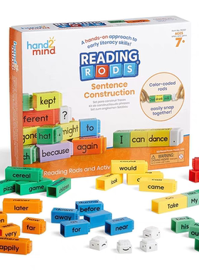 hand2mind儿童字母拼读教具英语拼词英文单词积木幼儿园学前玩具
