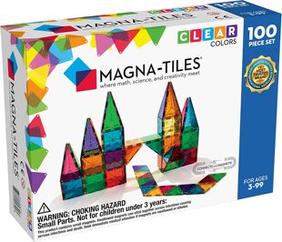 MagnaTiles彩窗磁力片早教益智男孩女孩儿童拼装拼搭磁性积木玩具