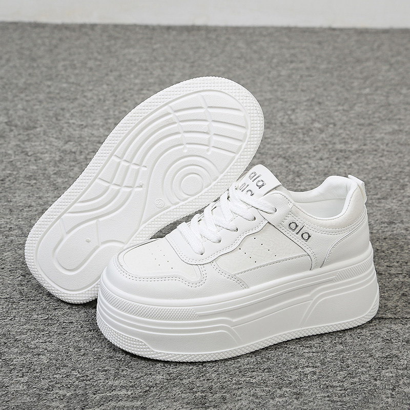 网红爆款小白鞋女款ins2026春季新超火6公分增高松糕鞋厚底休闲鞋,女鞋,时尚休闲鞋,淘宝优惠券,粉丝福利购,淘宝优惠卷