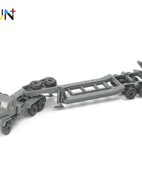 乐加4D拼装1/72俄罗斯克拉斯KrAZ-260B牵引军事卡车运输汽车玩具