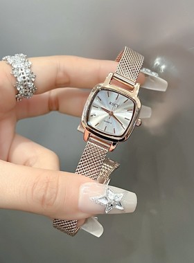 Camno Keair官网CK2-75139米兰带腕表小巧简约气质小清新椭圆女表