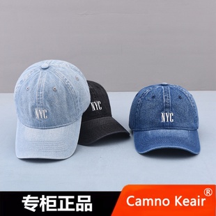 Camno Keair官网CK2-22102牛仔棒球帽子软顶遮阳帽男女鸭舌帽子