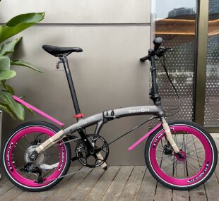 大行p10改装彩色铝轮451轮22寸20寸竞速超轻改装折叠车