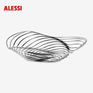 饰 ALESSI TRINITY果盘镂空水果篮高档轻奢现代简约客厅家用摆件装