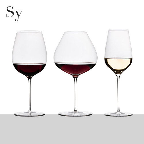 Sy手工水晶红酒杯高脚法国