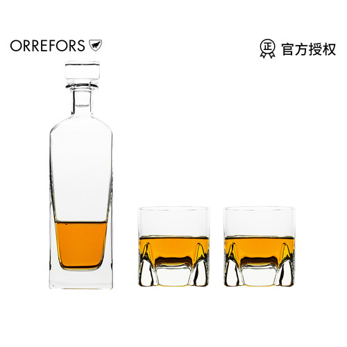 Orrefors水晶加厚威士忌杯套装