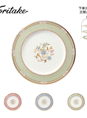 日本Noritake则武轻奢骨瓷风平盘餐盘甜品盘系列 Yoshino吉野樱花