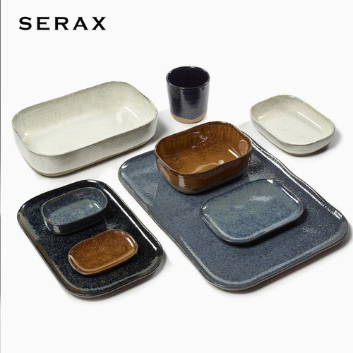 比利时Serax Merci联名款复古手工炻器碗单个饭碗家用餐勺小汤碗