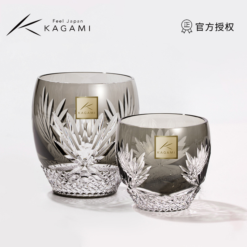 KAGAMI江户切子清酒杯月下美人
