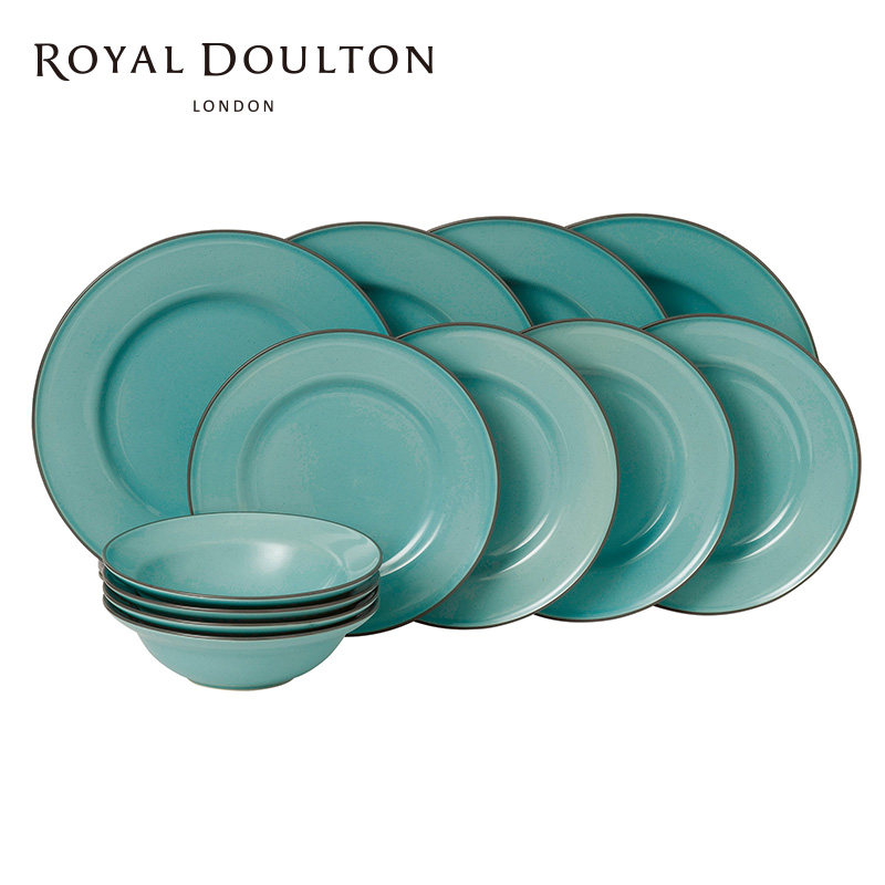 RoyalDoulton皇家道尔顿 高端轻奢餐具碗碟套装家用餐盘餐碗欧式