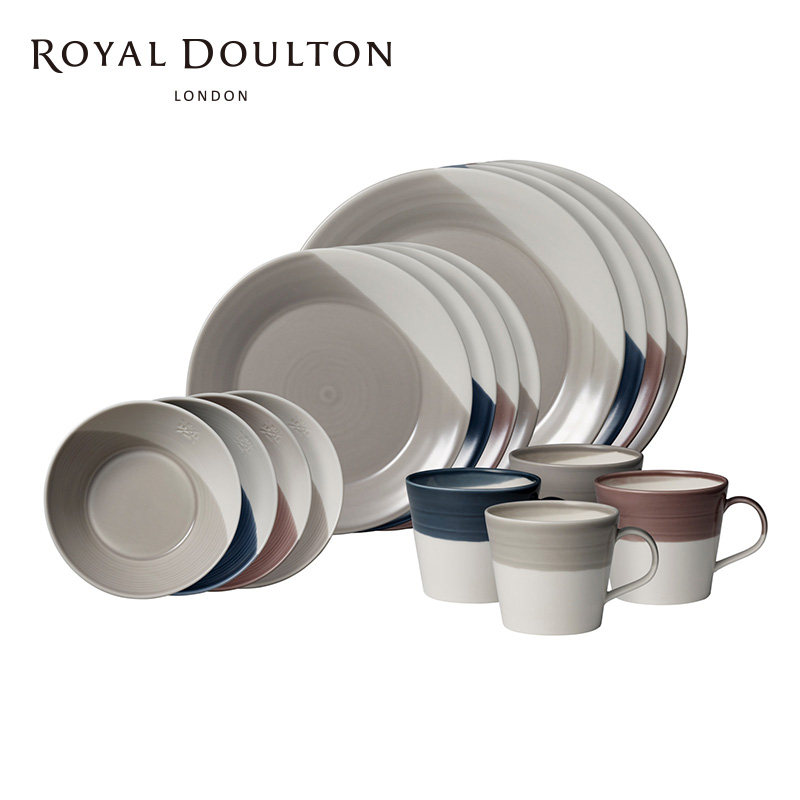 RoyalDoulton皇家道尔顿 高端轻奢餐具碗碟套装家用餐盘餐碗欧式