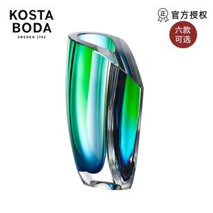 boda瑞典进口水晶玻璃MIRAGE北欧家居台面花瓶艺术摆件客厅 kosta