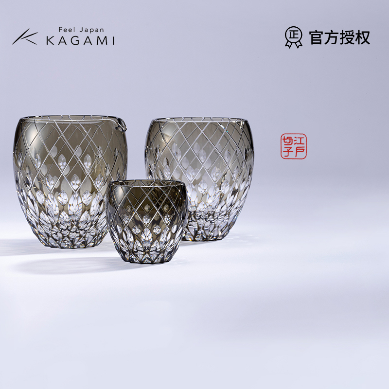 I江户切子远雷威士忌杯