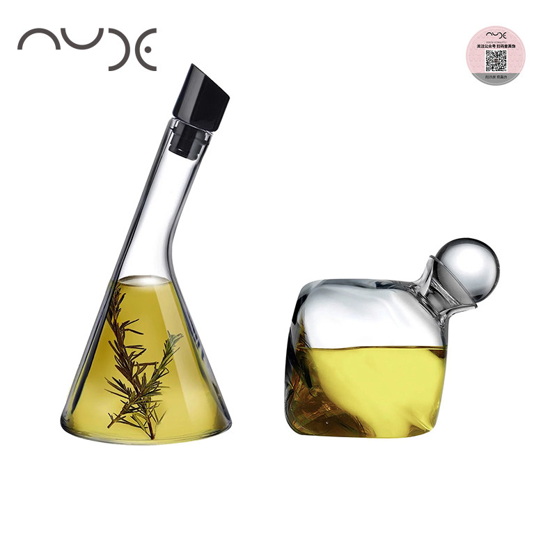 土耳其Nude进口Olea奥莱油壶水晶玻璃调料壶手工厨房用品
