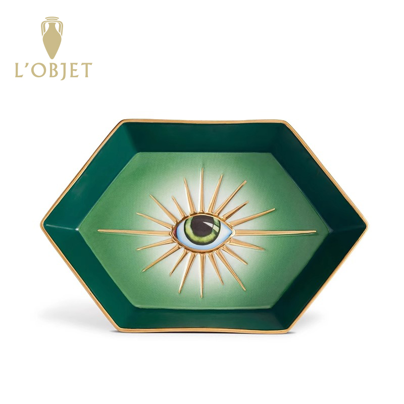 L'OBJET独具慧眼圆盘陶瓷西餐盘