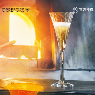 Orrefors Helena进口水晶玻璃高脚香槟杯起泡酒杯宴会杯婚礼礼物